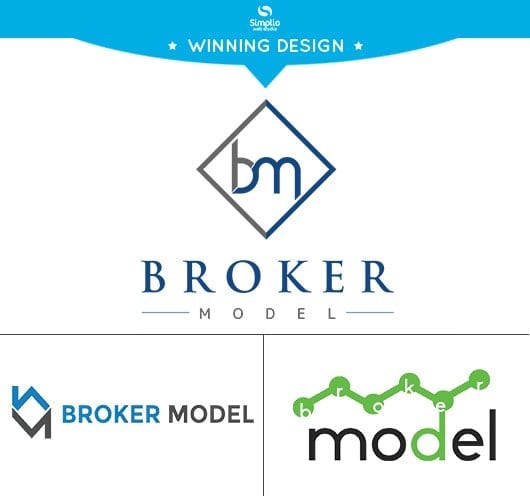 Broker Model Logo Winning Design