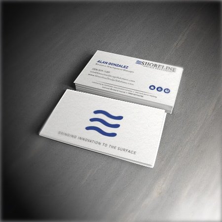 Shoreline Design Solutions Business Card Design Featured