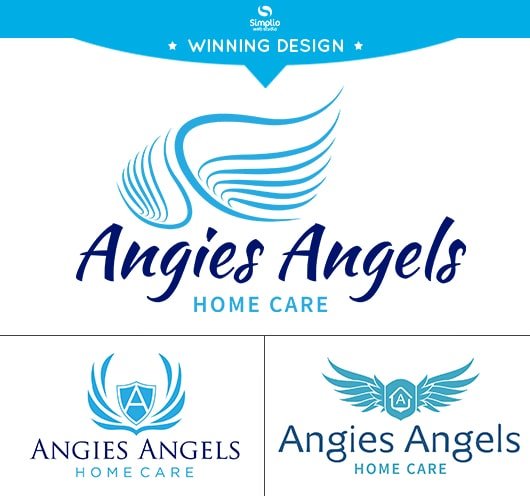 Angies Angels Logo Design